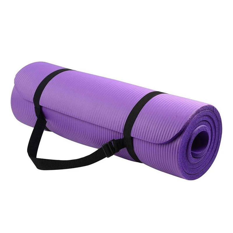 Factory Tpe Yoga Mats 183*61 cm Yoga Matt Anti Slip 6mm Custom Logo Eco Friendly Double Layer Yoga Matpromote sales