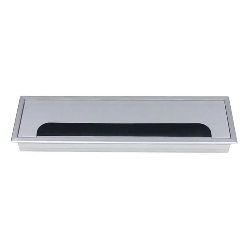 

Aluminum Alloy Computer Desk Wire Hole Threading Hole Dustproof Home Improvement Hardware Fittings Threading Box