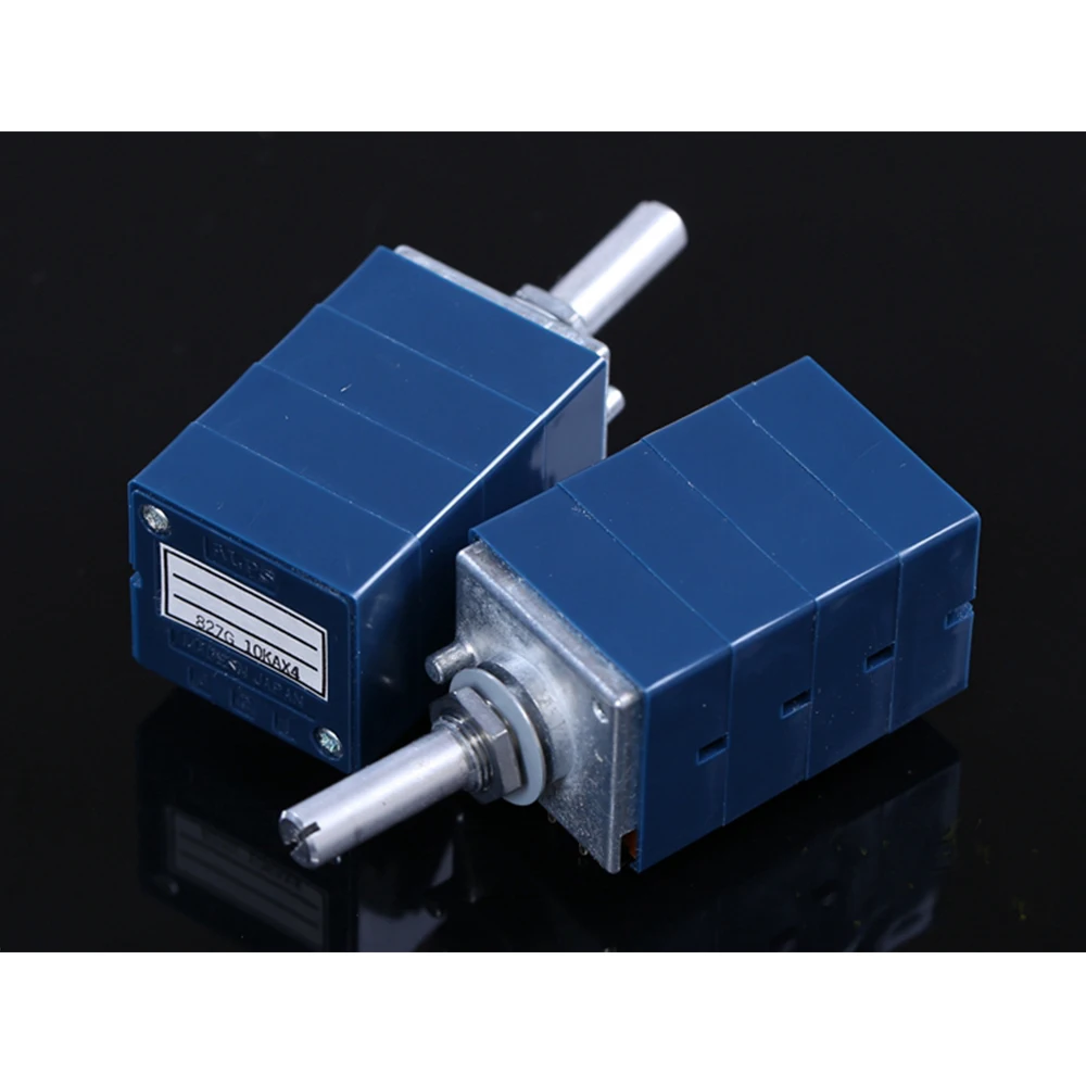 1 قطعة 【ALPS】 RK27 نوع ALPS RK27 ALPS27 A10K ، A20K ، A50K ، A100K مزدوج حجم الجهد