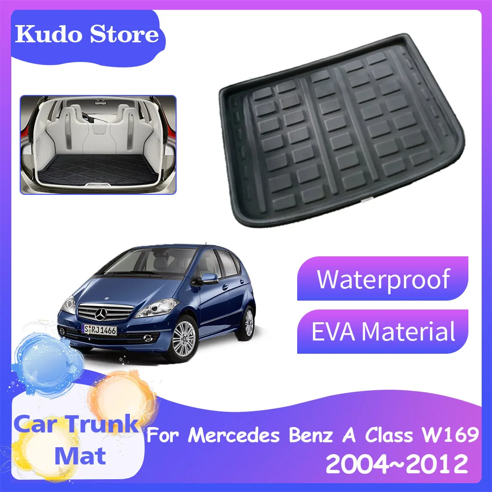 

Car Trunk Mats for Mercedes Benz A Class W169 160 150 2004~2012 Rear Boot Cargo Liner Covers Luggage Tray Storage Pad Accessorie