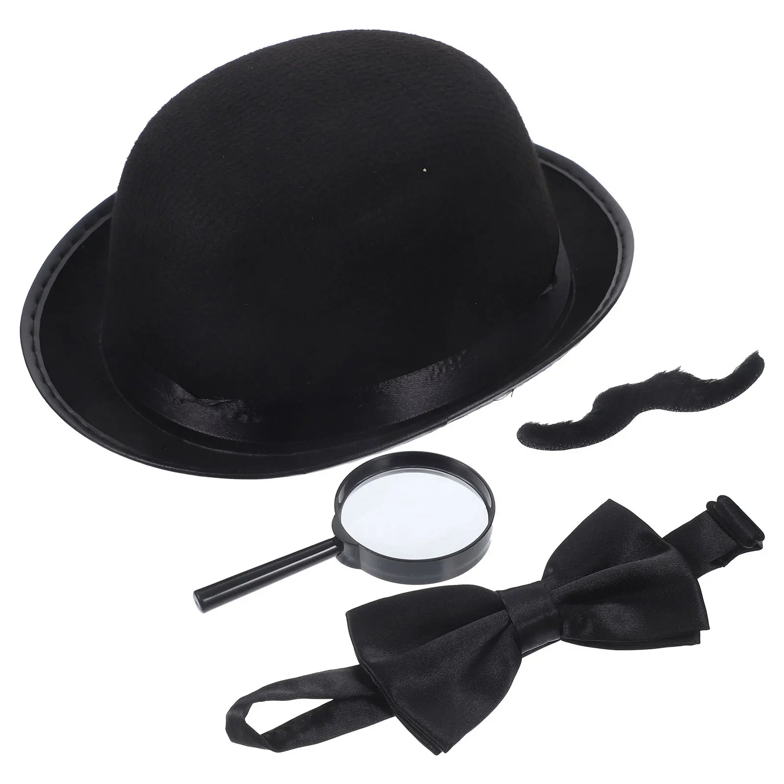 

1 Set Detective Costume Kit Lightweight Realistic Props For Cosplay Halloween Party Role Play Detective Accessories Unisex Dress