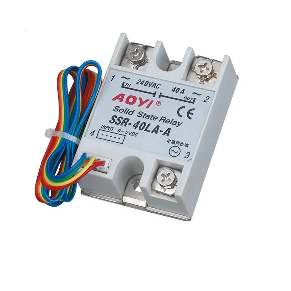 

5 шт. Max-min 4-20 мА 25 А SSR-25LA-A однофазные твердотельные реле