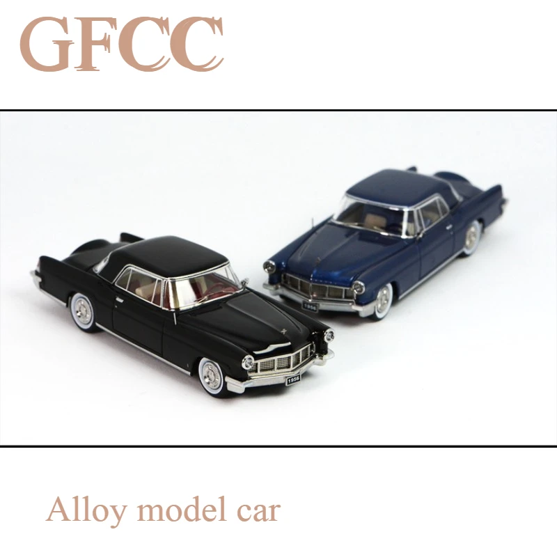 

GFCC 1:64 Alloy Lincoln Continental 1956 Continental replica car model, adult collectible display item, boys' gift.