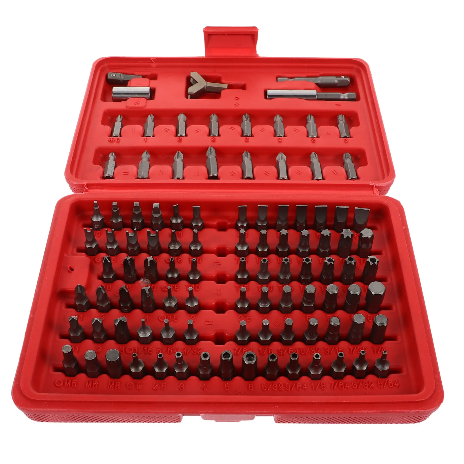 

100Pcs Bit Driver Set Alloy Steel Precision Screwdriver Tools with Slotted Security Bits for Repair