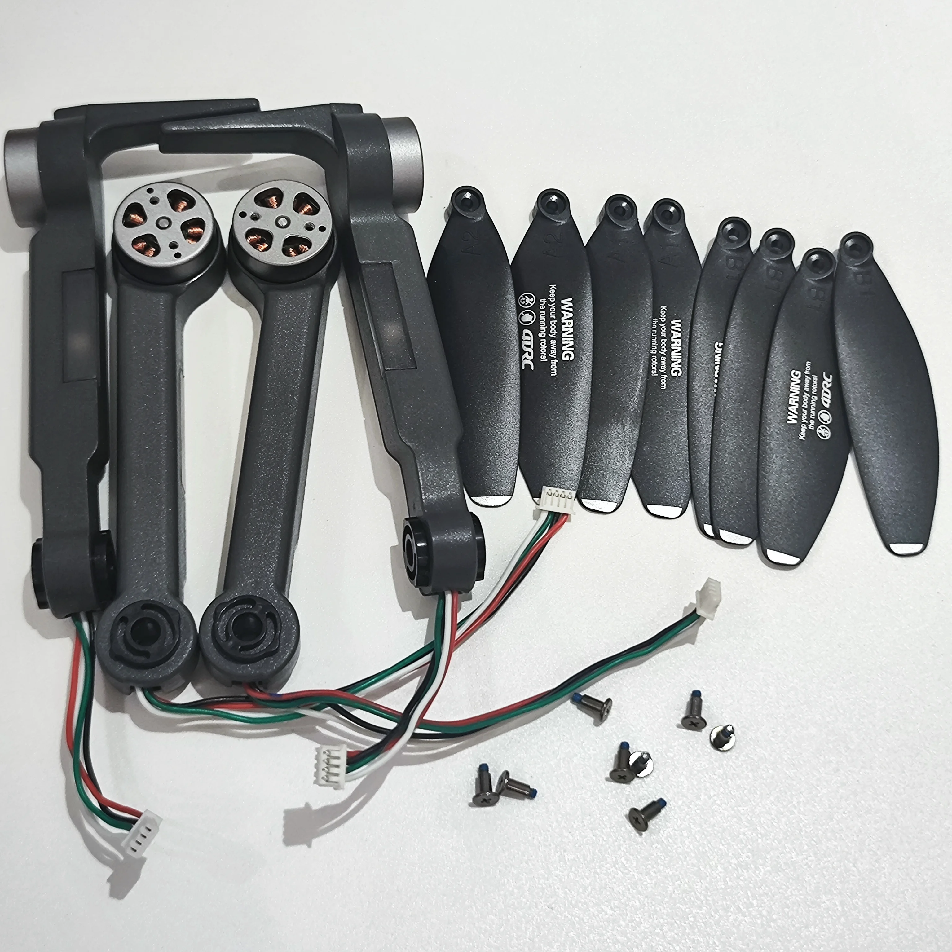 

4DRC F9 GPS RC Foldable Drone Original Accessories Brushless Motor Arm Set + Propeller Blade 8PCS Accessory Wholesale Parts