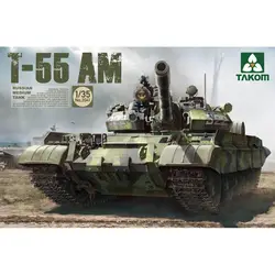 TAKOM 2041 1/35 Russian Medium Tank T-55 AM - Scale Model Kit