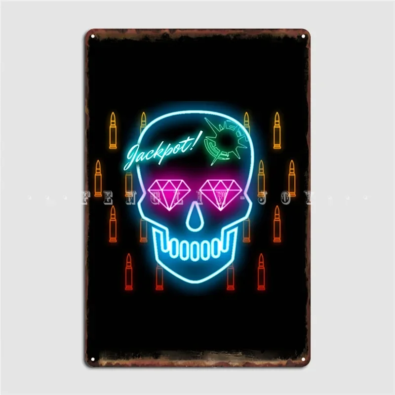 Gamble Or Die Metal Plaque Poster Cinema Garage Printing Party Wall Decor Tin Sign Poster