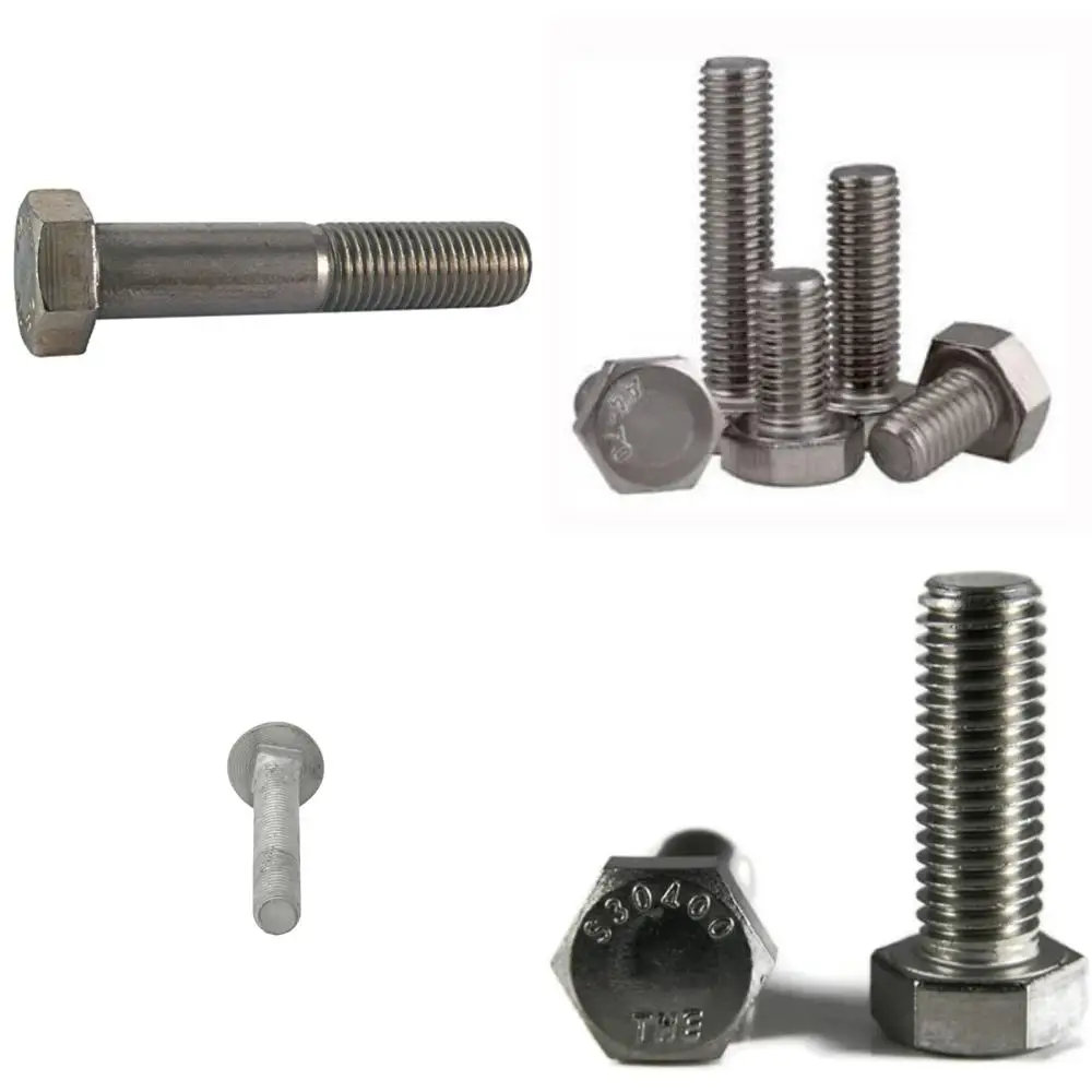 

Stainless Steel 316 Partially Threaded Coarse Thread Hex Head Cap Screw Bolts, M20-2.50 x 60mm, 10 Pieces Set