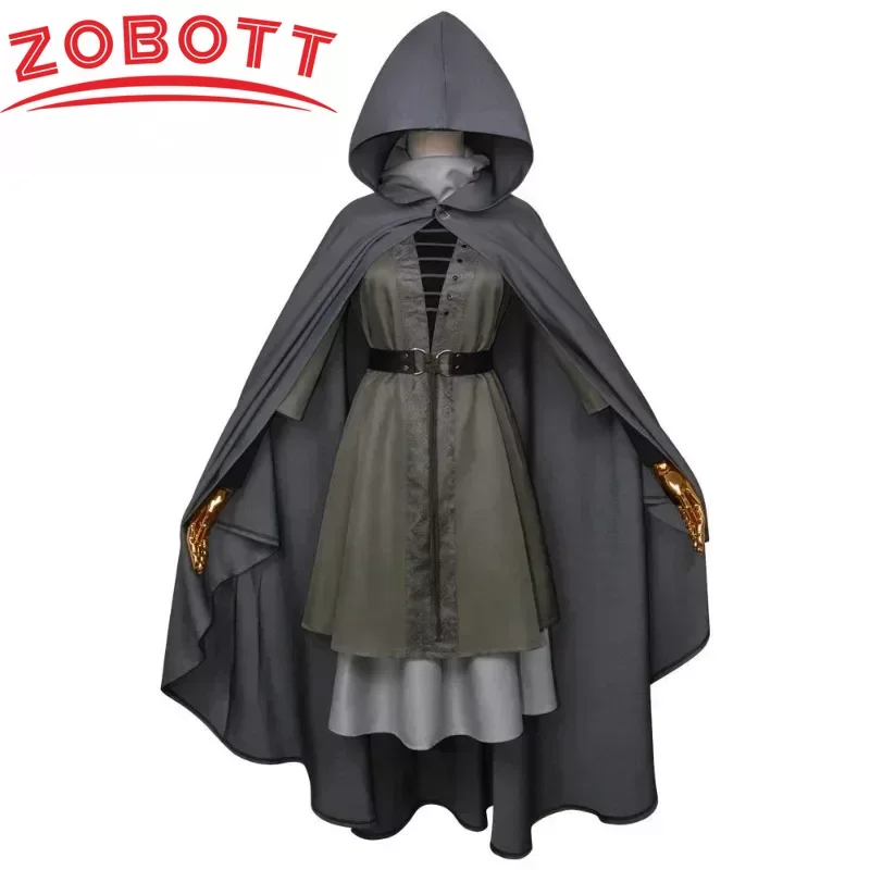 Anime Melina Elden Cosplay Game Fantasy Costume Adult Women Witch Disguise Dress Cloak Outfits Hot Toys Carnival Party Suit