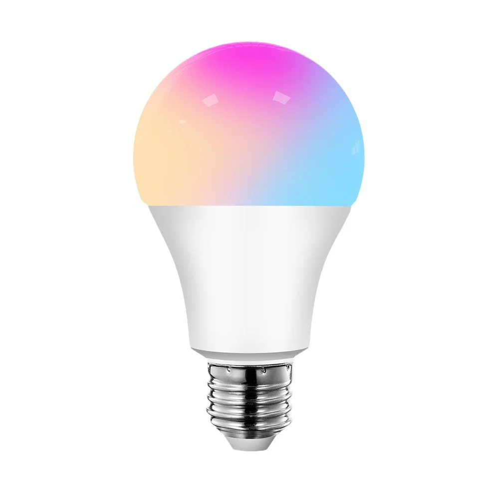 RGB graffiti wifi smart LED bulb e27 bluetooth LED cw ww smart light lighting for alexa, google, smart life home automation