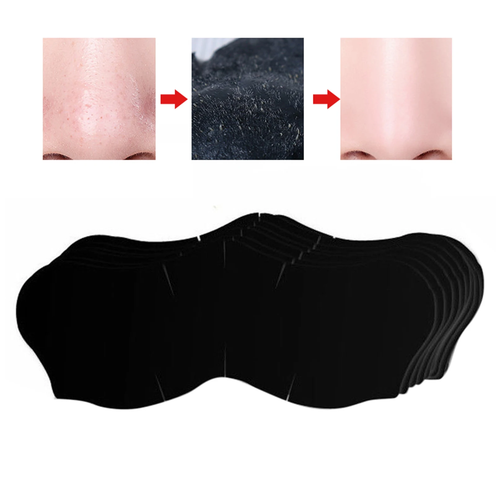 にきびやにきびの除去のためのノーズストリップ、インスタントポアログ、ディープクレンジングパッチ、クリーニング、新しい、10個、20個、50個