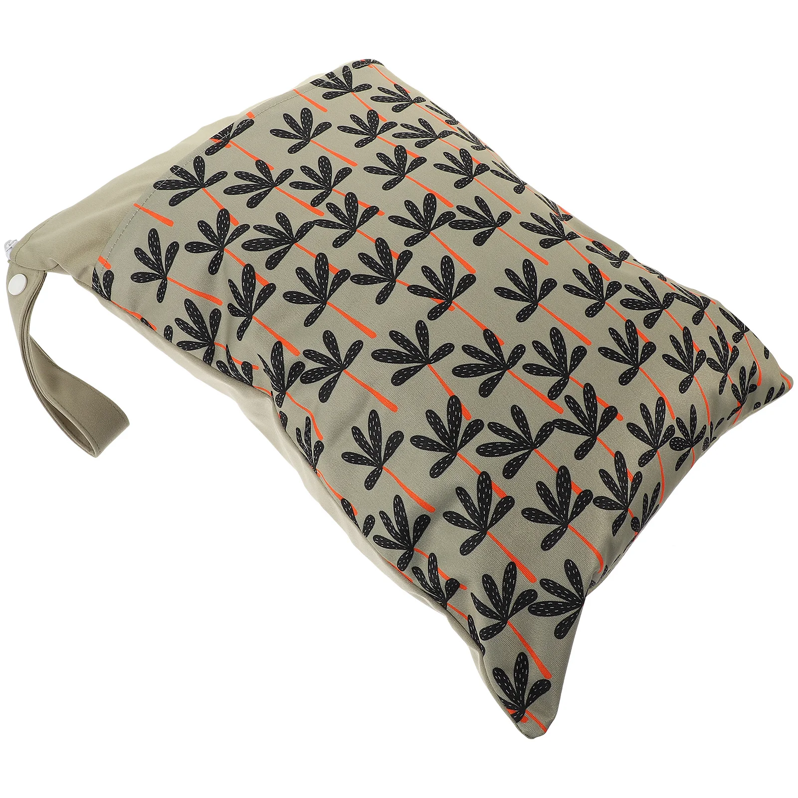 1 قطعة حقيبة مقاومة للماء سعة كبيرة مزدوجة سستة الرطب الجاف حفاضات الطفل المنظم الحقيبة تخزين السفر المحمولة قابل للغسل حقيبة حفاضات #3