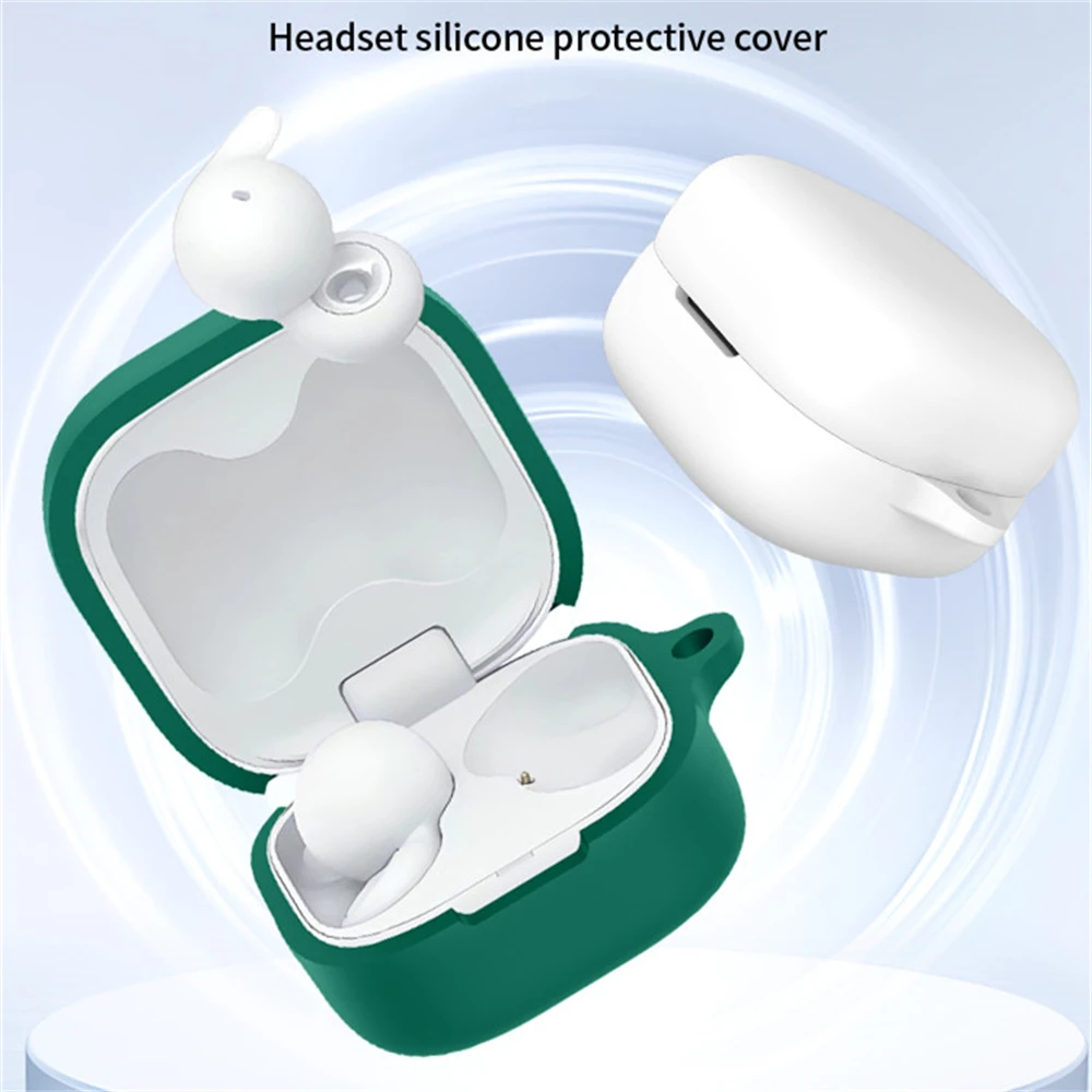 Étui de protection pour écouteurs Sony LinkBuds, protecteur anti-poussière en silicone ouvert, boîtier de charge lavable, manchon antichoc