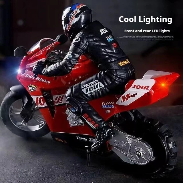 Stunt op afstand bestuurbare motorfiets Drifting Roterende zelfbalancerende concurrerende op afstand bestuurbare motorfiets elektrische speelgoedauto