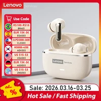 Lenovo LE208 auriculares Bluetooth V6.0 ENC auriculares inalámbricos con cancelación de ruido auriculares de música para juegos de baja latencia llamada HD con micrófono