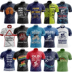 17 New Styles Summer V24 Cycling Jersey For Men Short Sleeve Reflective MTB Maillot Downhill Pro Team Mountain Bicycle Clothing