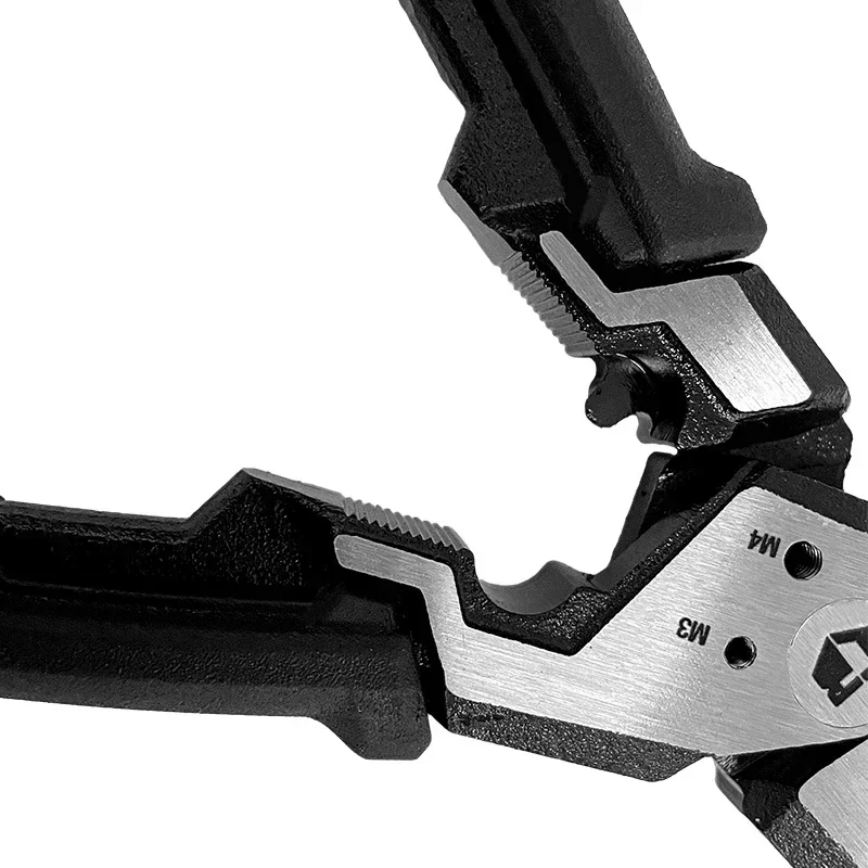 Imagem -02 - Toughbuilt Tb-h320-m200 Grau Industrial Economia de Trabalho Multifuncional Alicate de Fio de Corte Plano Ferramentas Manuais Alicate Resistente