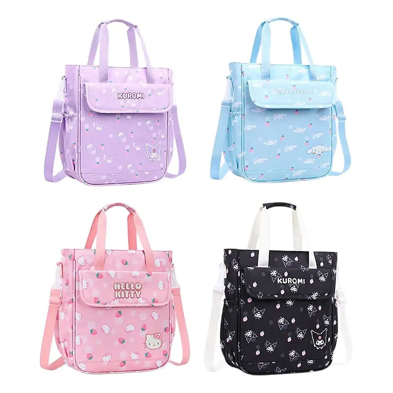 

Sanrioed Anime Hello Kitty Kuromi My Melody Cinnamoroll Slanting Backpack Cute Bag Cartoon Student Schoolbags Gift for Friend