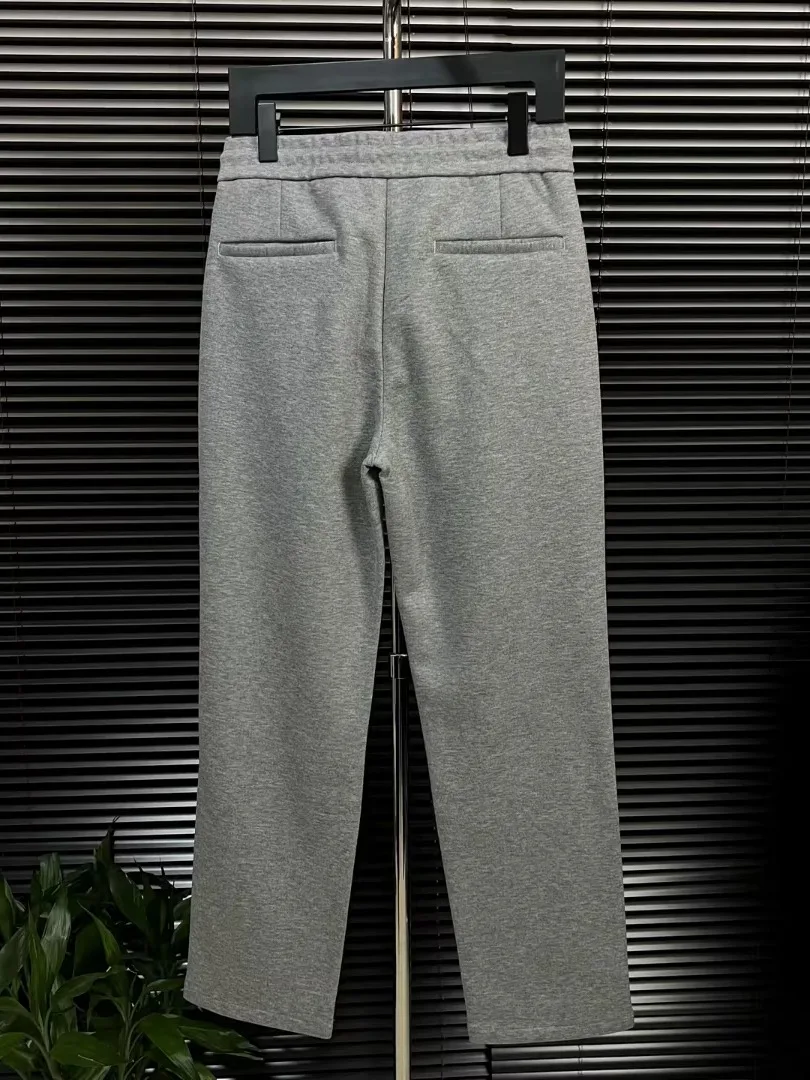 

High Quali Men's Casual Pants Autumn Winter New Sle Versatile Faionable Straight Leg ket Detail Waed mid Waist