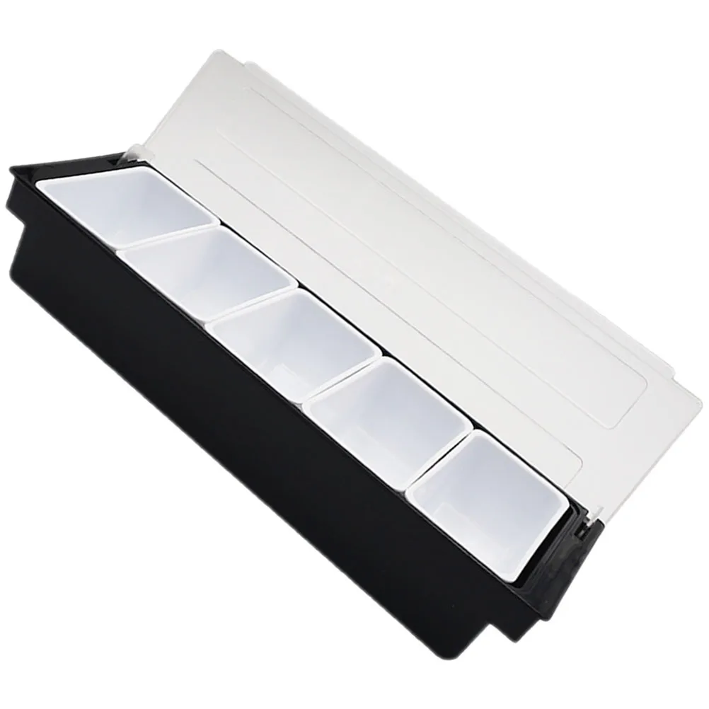 

Plastic Compartment Snack Container Fruit Box Dried Food Serving Divider Bartending Station Party Use Chips Candies Nuts Storage