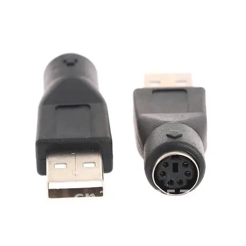 

3 Pieces USB Male To Female Adapter Converter for PS/2 Connector for PC to Keyboard Mouse Ps2