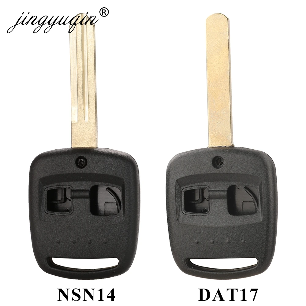 jingyuqin 2 Buttons Remote Key Shell Fob fit for Subaru Forester Legacy Impreza Outback 2000 2001 2002 Replacement Case Fob