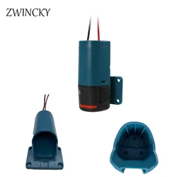 ZWINCKY For Bosch Battery Adapter 10.8-12V lithium Battery Power Connector Adapter Dock Holder 14AWG Wires Connectors Power Blue