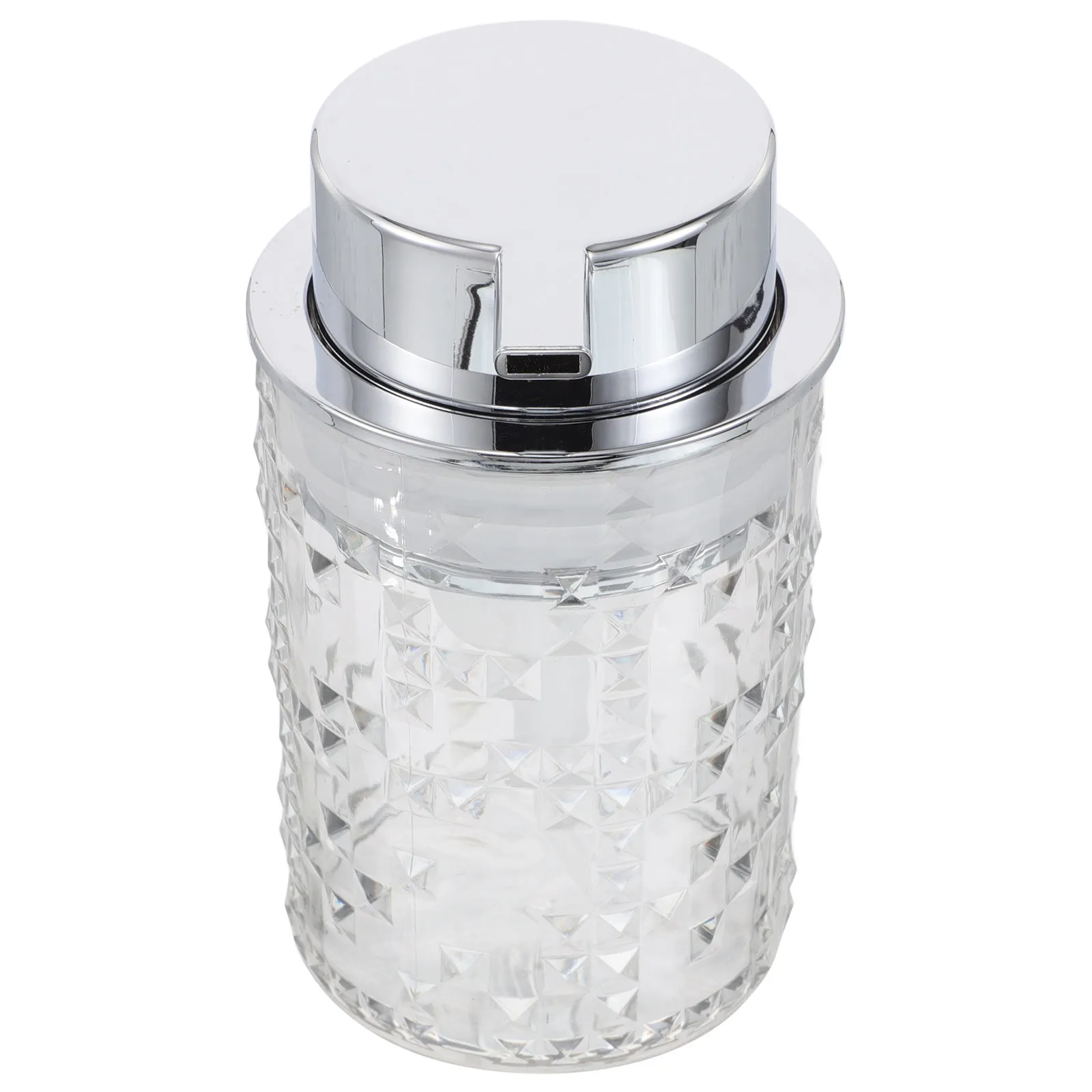 Dispensador de sabonete líquido em espuma, com recipiente de vidro transparente e recarregável, para uso em banheiro e cozinha, multifuncional, para l