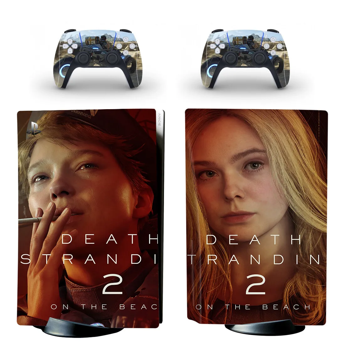 Death Stranding 2 PS5 Disc Skin Sticker Decal Cover for Console & Controllers PS5 Disk Skin Sticker Vinyl