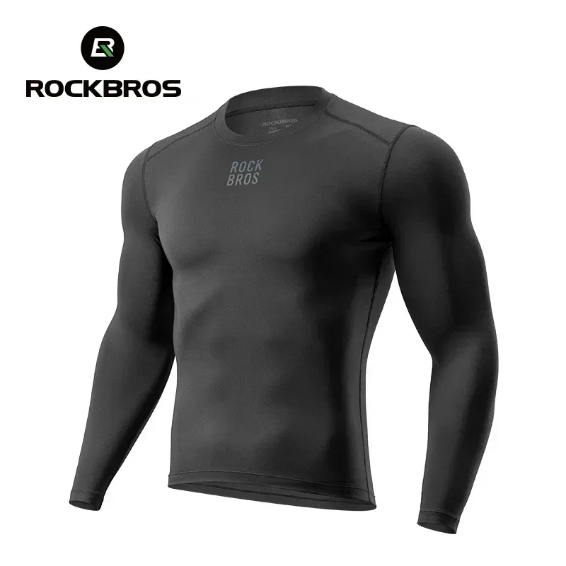 

ROCKBROS Winter Jersey Lightweight Fleece Long Sleeve Warm Innerwear Windproof Road Bike Jacket Clothing Outdoor Hiking Sport
