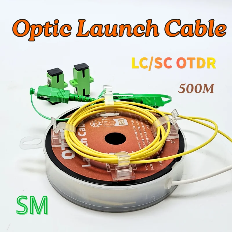 Image of 500M Singlemode-Glasfaser-Testkabel SC LC 1310/1550nm OTDR Toter-Zonen-Kompensationskabel OTDR-Startkabel