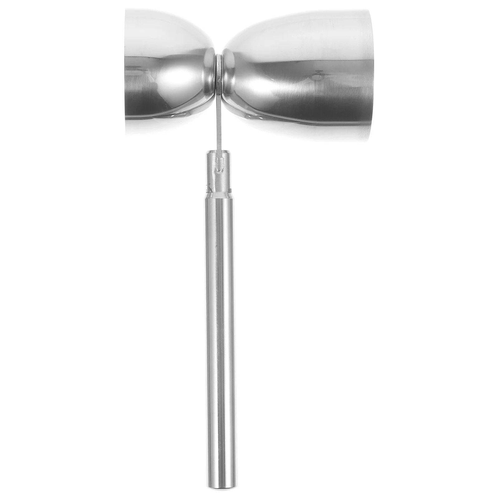 Long Handle Double-ended Measuring Cup Wide Mouth Cocktail Jigger Two-color Sided Stainless Steel