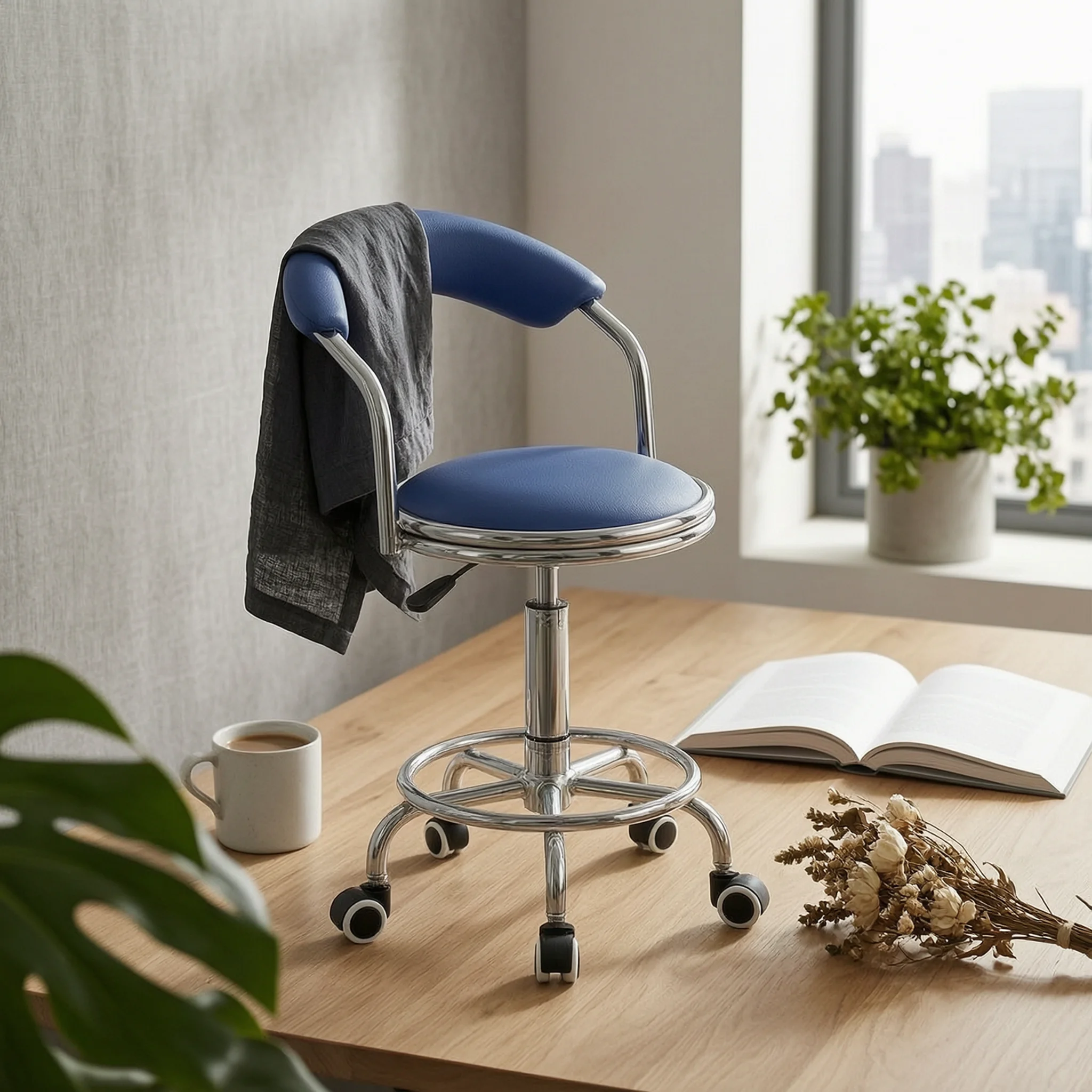 rolling-bar-stool-foot-circular-footrest-swivel-bar-stool-seating-furniture-upholstered-easy-to-move