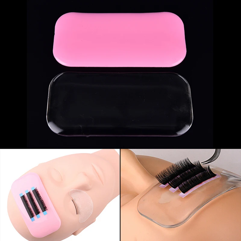 Collection Silicone False Lashes Holder Pad for Eyelash Extensions Makeup Tool