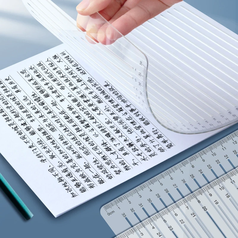 Soft Ruler Exam Paper Calligraphy Practice Type Ruler Calligraphy Template And Ruler Template Writing Straight Line Clear