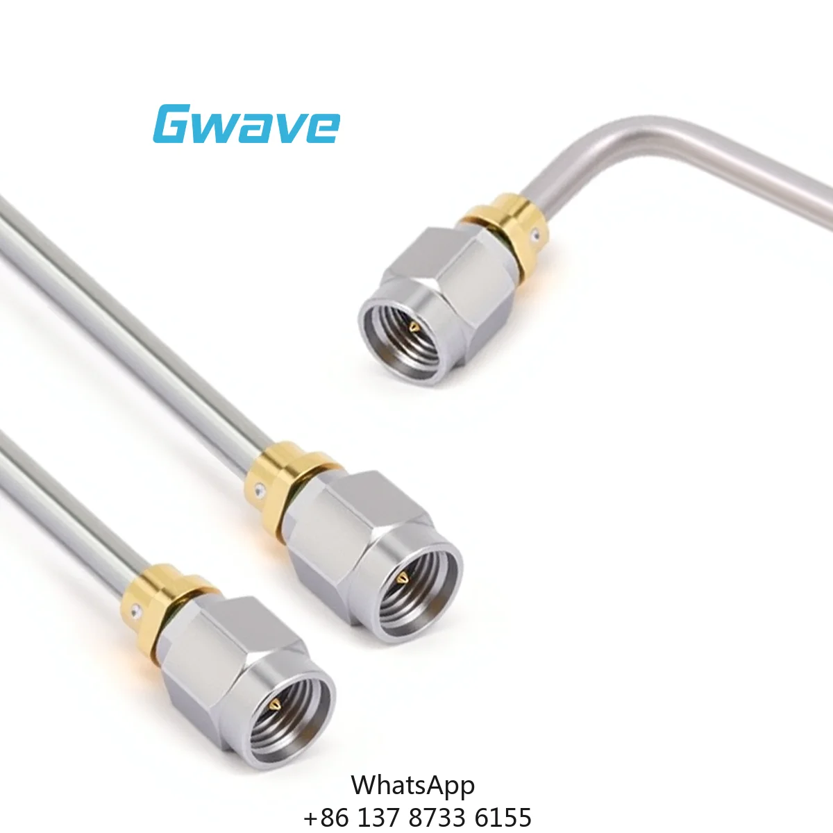 2.92mm Male To 2.92mm Male Coaxial Cable DC-40GHz Cryogenic Made Of 086 Semi-Rigid Stainless Steel For Communications