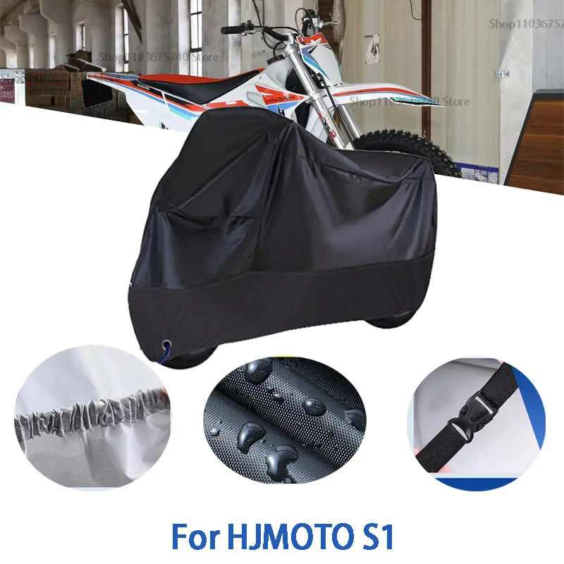 

Motorcycle Full Covers For HJMOTO S1 Car Outdoors Sun Protection Dust No Ear Thickened Oxford Clothcover Accessories