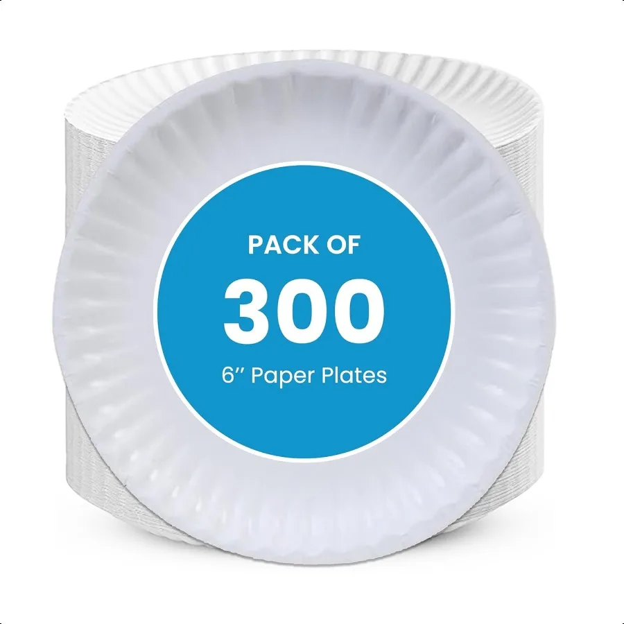 

Kitchen entials Paper Plate 6300 6 Paper Plate White 300 Count pack
