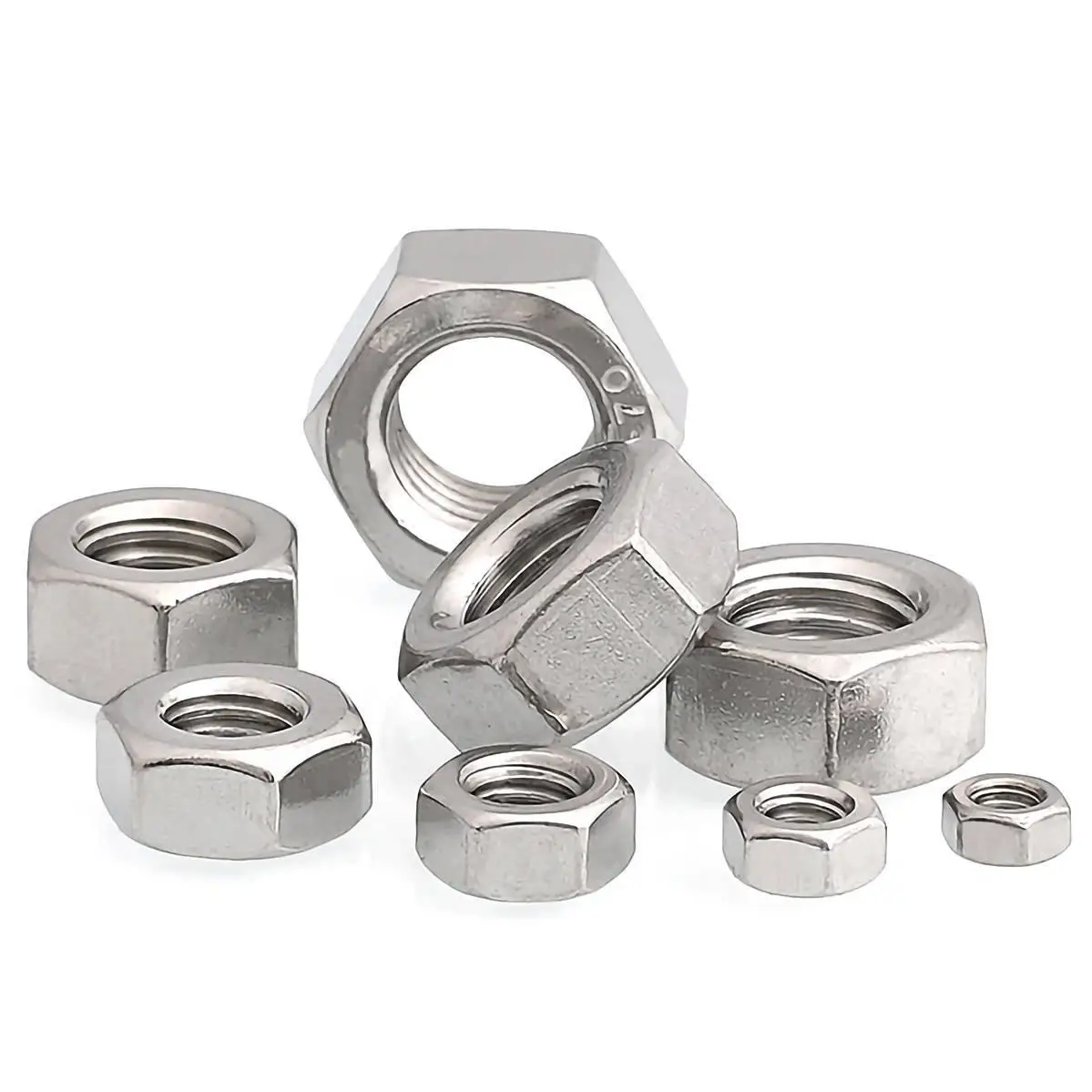 

M4 M5 M6 M8 M10 M12 M14 M16 304 Stainless Steel Fine Pitch Thread Hexagon Hex Nut