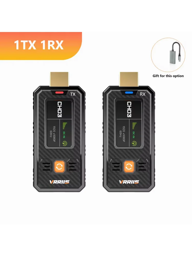 350M1080P Wireless Hdmi Video Transmitter and Receiver 5G Mini HDMI Extender for TV Monitor Office Projector Switch PC Camera