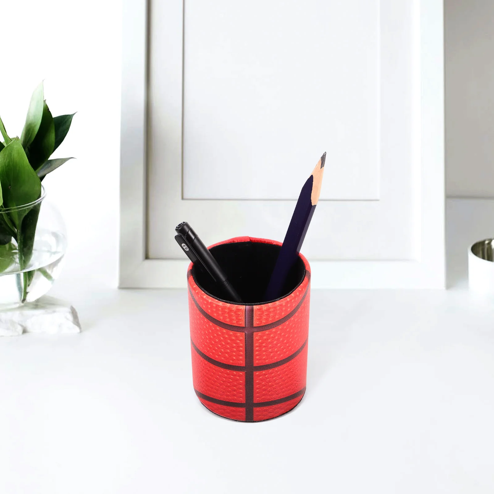 

Pen Holder Makeup Brush Pot Brushes Organizer Desk Holders Desktop Travel