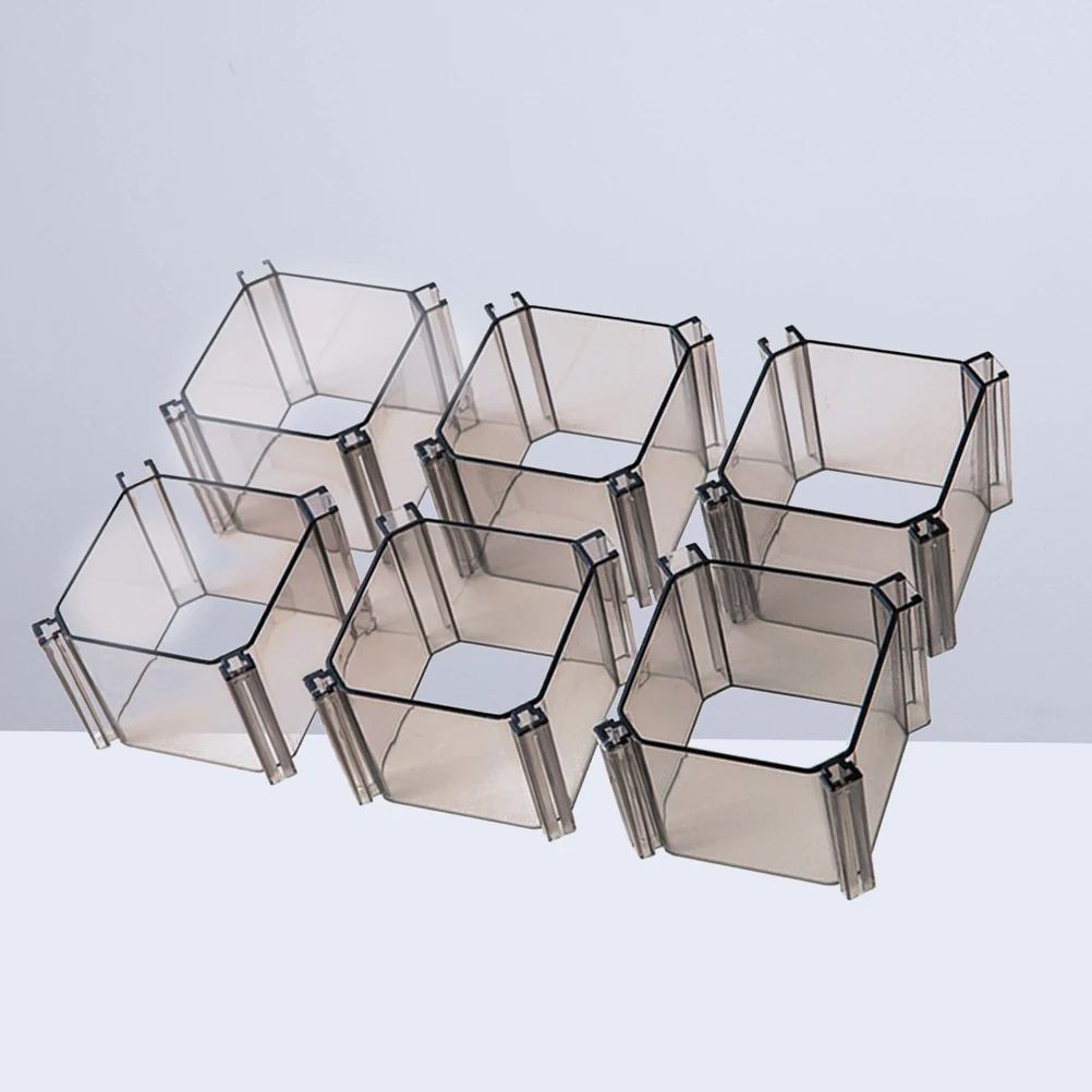 

6 Pcs Underwear and Socks Storage Box Space-saving Foldable Organizer Lingerie Organiser Honeycomb Organising Partition Plate