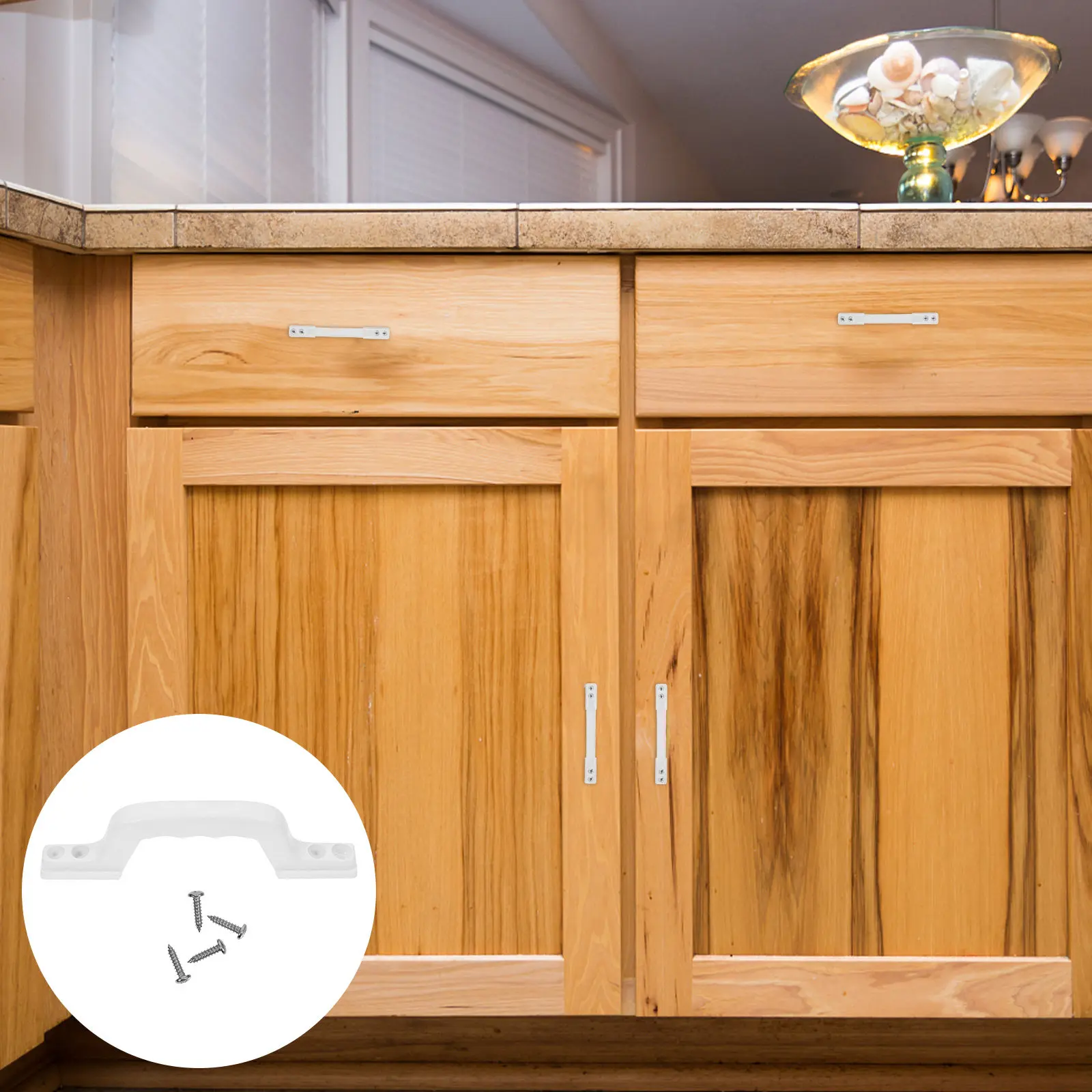 Pull Handle for Windows Sliding Doors Cabinets Wardrobes Drawers Smooth Operation Sturdy Material Elegant Minimalist Design