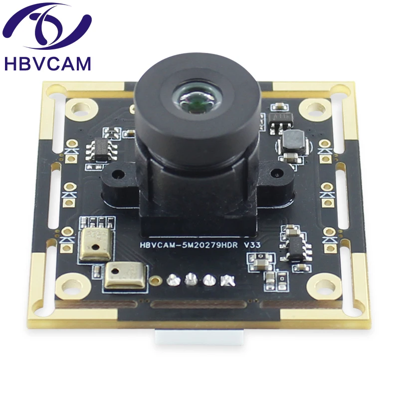 

5MP HDR Standard Industrial Camera Wide Lange Lens 70 Degree Panorama Camera Module With 38, 32Mm PCB camera module