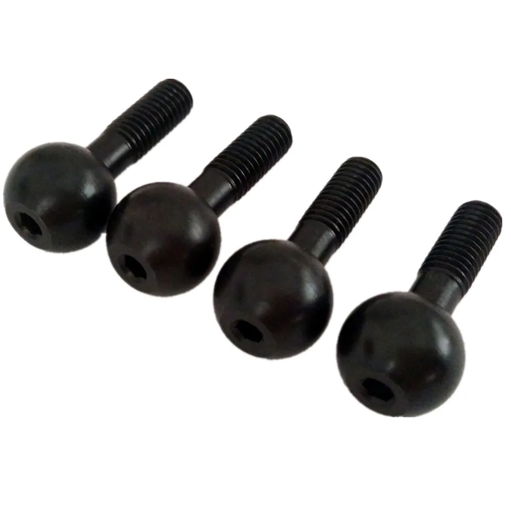 4pcs Hard Steel Pivot Balls For Traxxas 1/10 E-REVO E-REVO 2.0 SUMMIT T-Maxx Slayer Pro4x4 4933 4933X