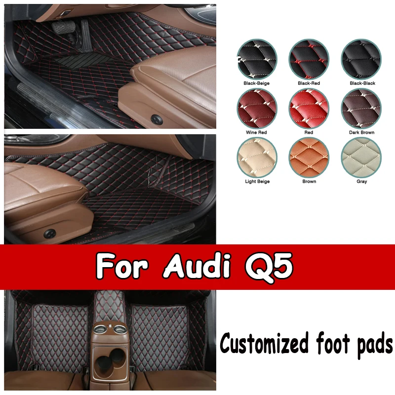 

Car Floor Mats For Audi Q5 2009 2010 2011 2012 2013 2014 2015 2016 2017 Custom Auto Foot Pads Carpet Cover Interior Accessories