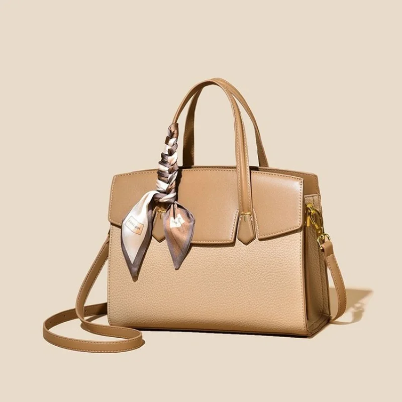 

Chic Women's Tote Bag Leather Handbag With Shoulder Strap, Messenger Inspired Luxury Brand Classic Elegant