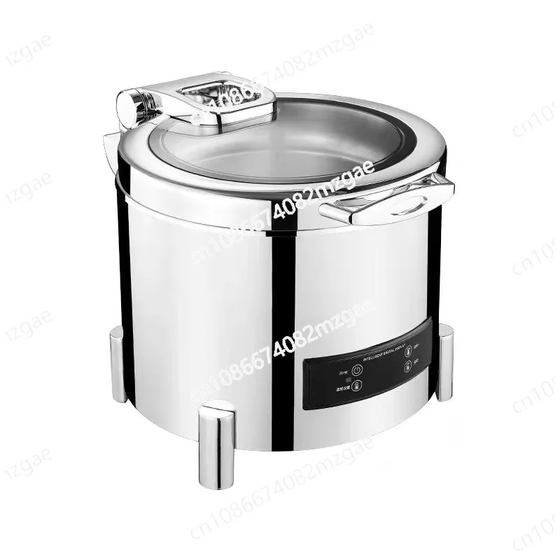 

Commercial hotel electronic warm soup pot electric heating soup thickened stainless steel buffet stove