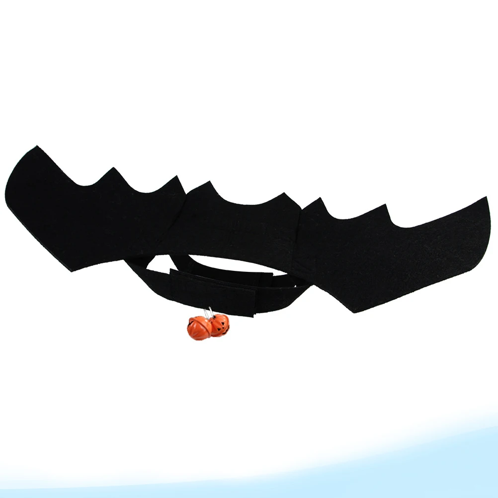 

Costumes Pet Decorative Wings Accessory Bat with Bell for Clothing Black Halloween