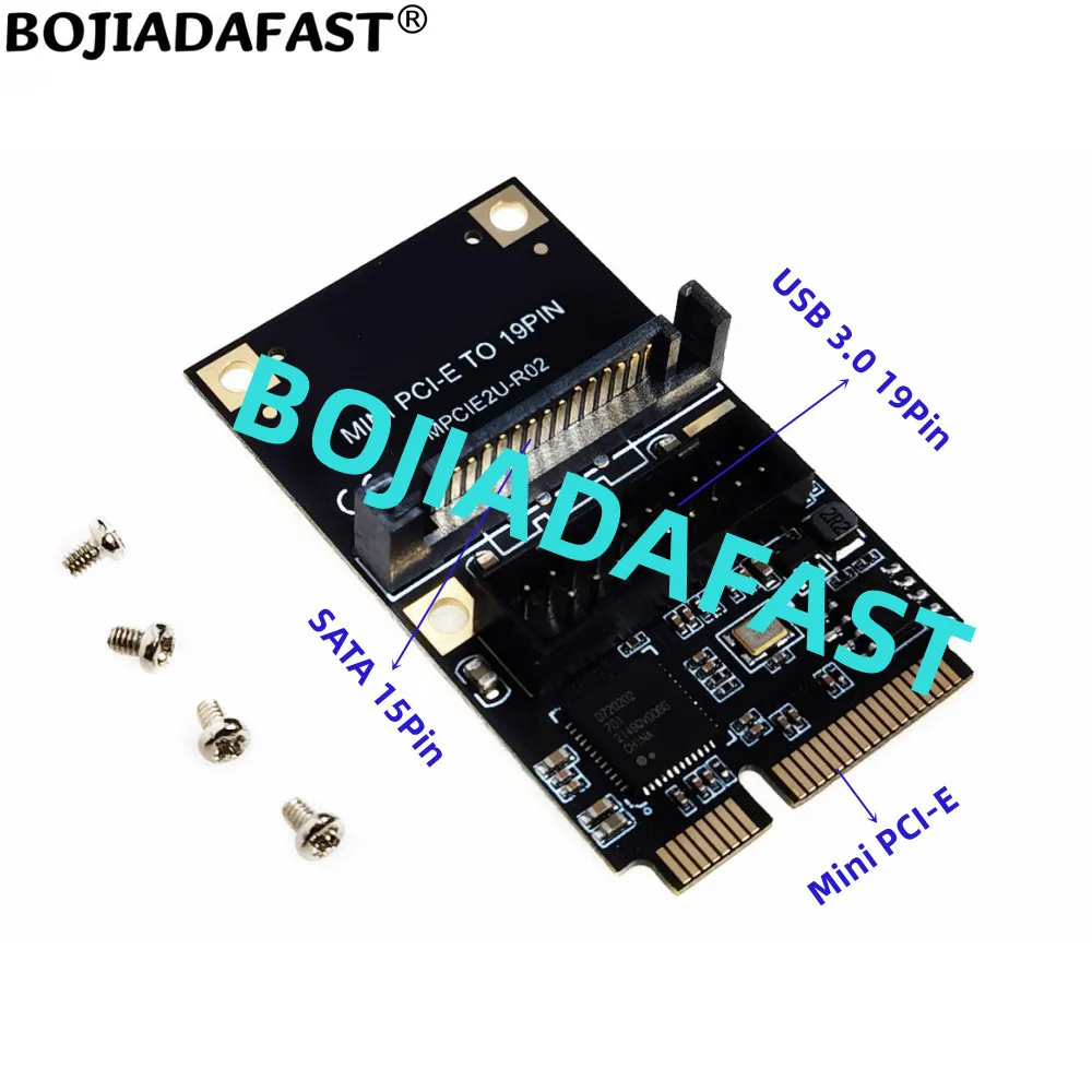 

5 Гбит/с USB 3,0 19PIN коннектор для мини PCI-E MPCIe адаптер переходная карта с разъемом питания SATA